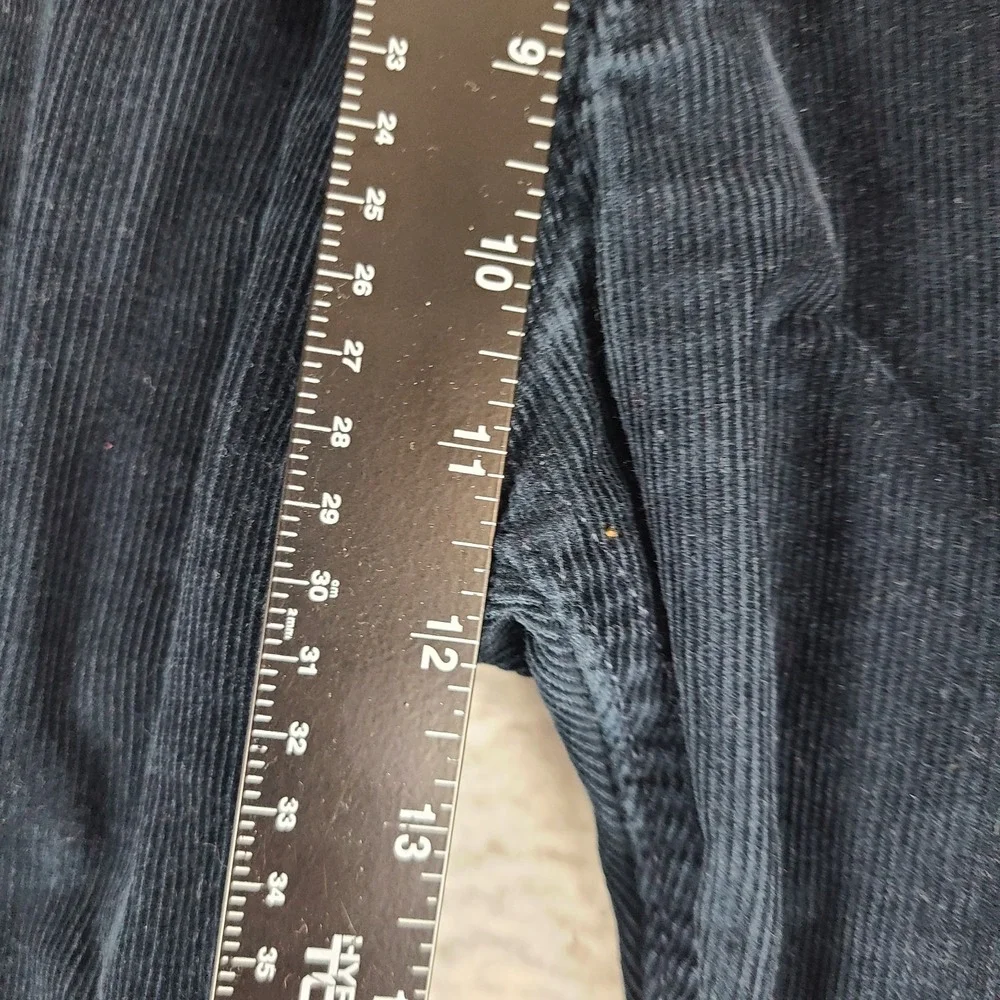 Banana Republic Corduroy Pants Mens 36x34 Blue 100% Pima Cotton‎ Straight Leg